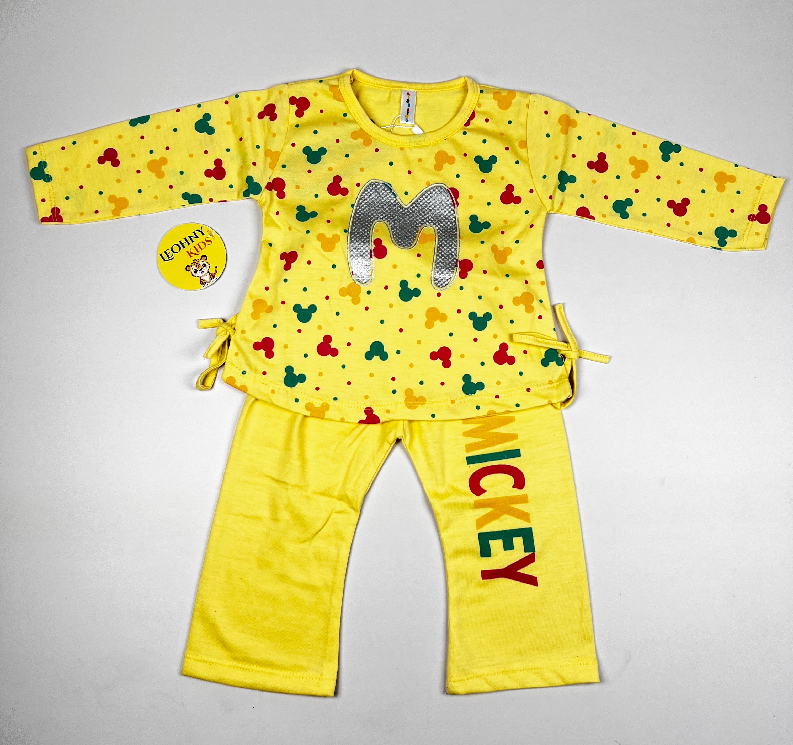 "Mickey Celebration" 2-Piece Vibrant Yellow Set