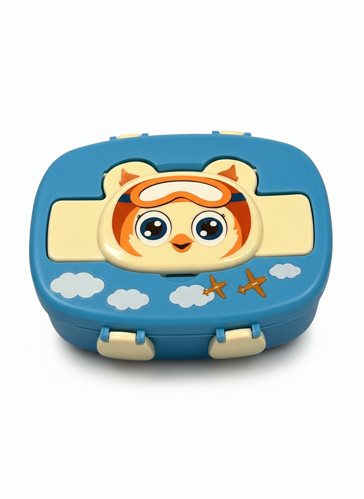 Kids Cartoon Owl Space Lunch Box