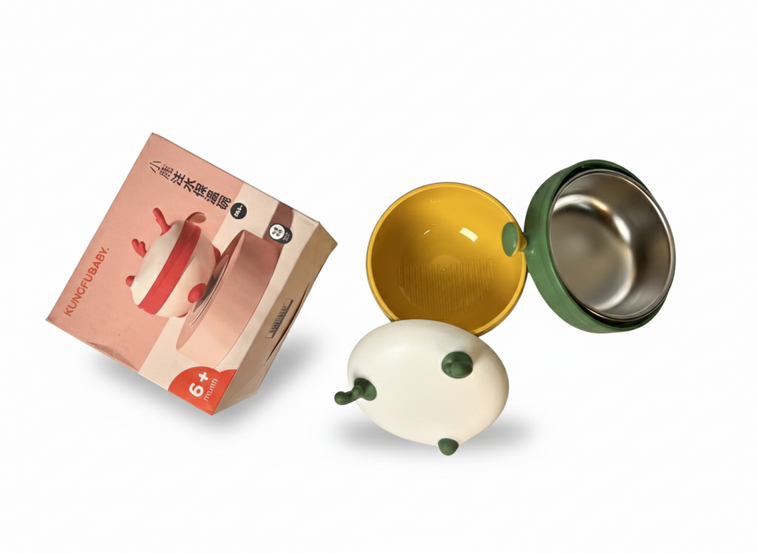 Baby Suction Bowl with Stainless Steel Inner – 6+ Months
