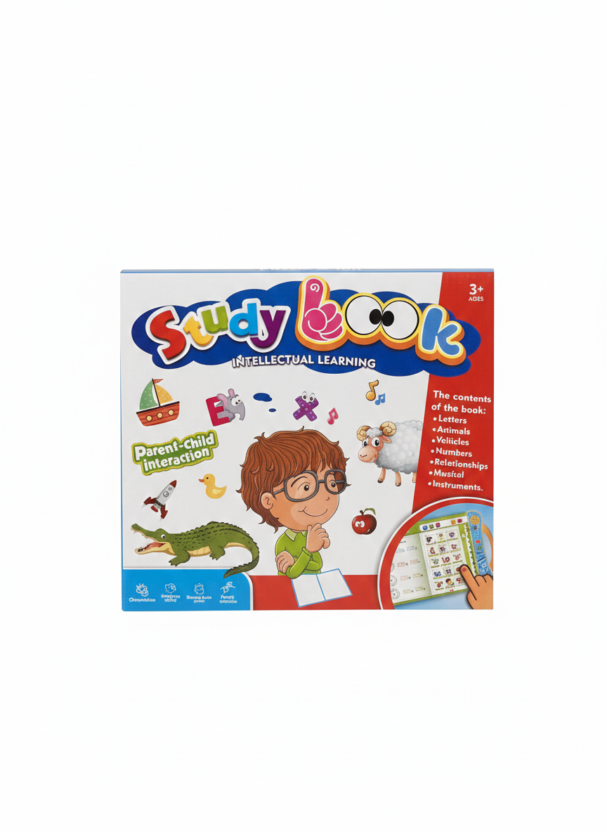Study Look Intellectual Learning Book for Kids 3+ – Interactive Educational Sound Book
