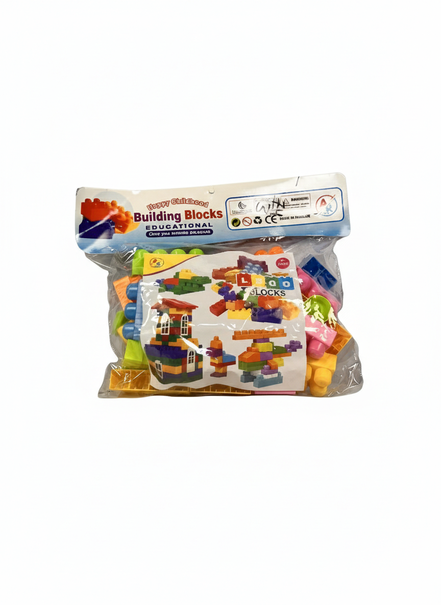 Happy Childhood Educational Building Blocks Set – Kids Creative Construction Toy (3+ Years)