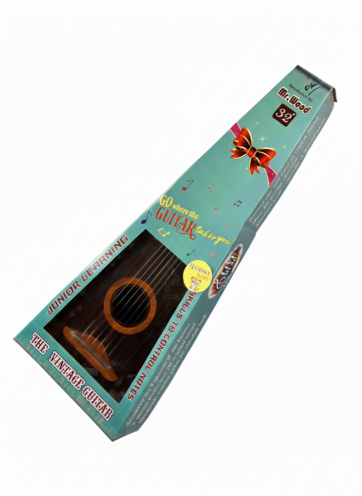Kids Wooden Toy Guitar 30 Inch – Junior Learning Musical Instrument