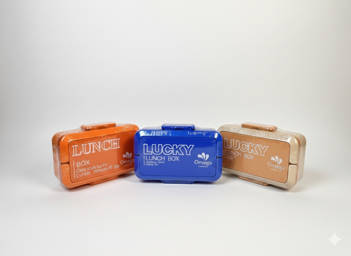 Lucky Lunch Box – Premium Plastic Food Container (Omega)