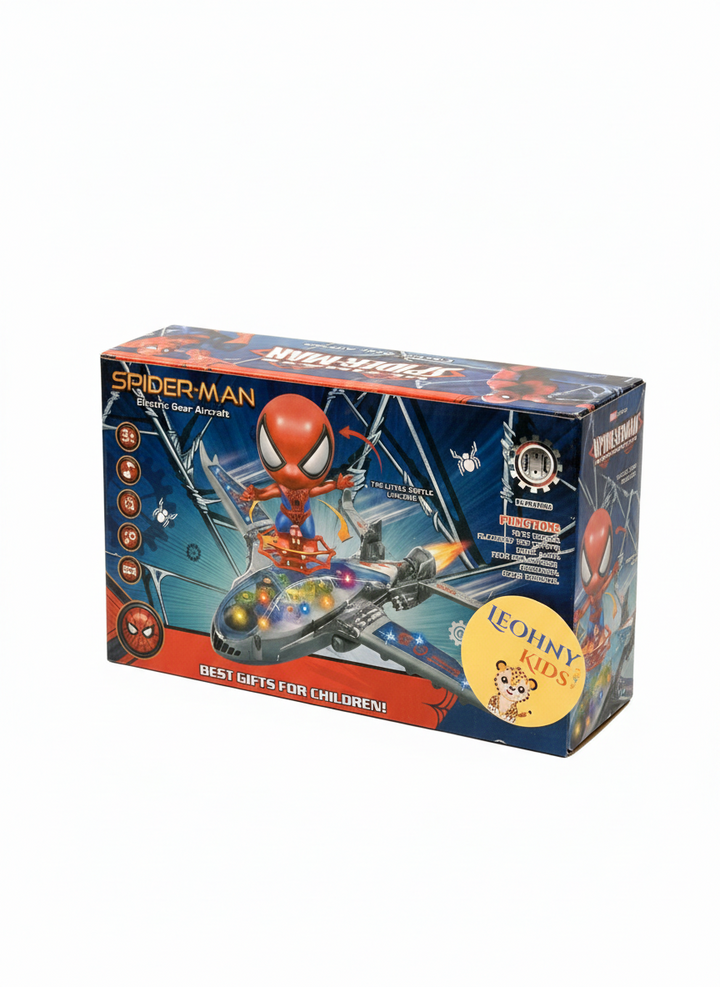 Spider-Man Electric Gear Aircraft – Interactive Marvel Super Hero Toy