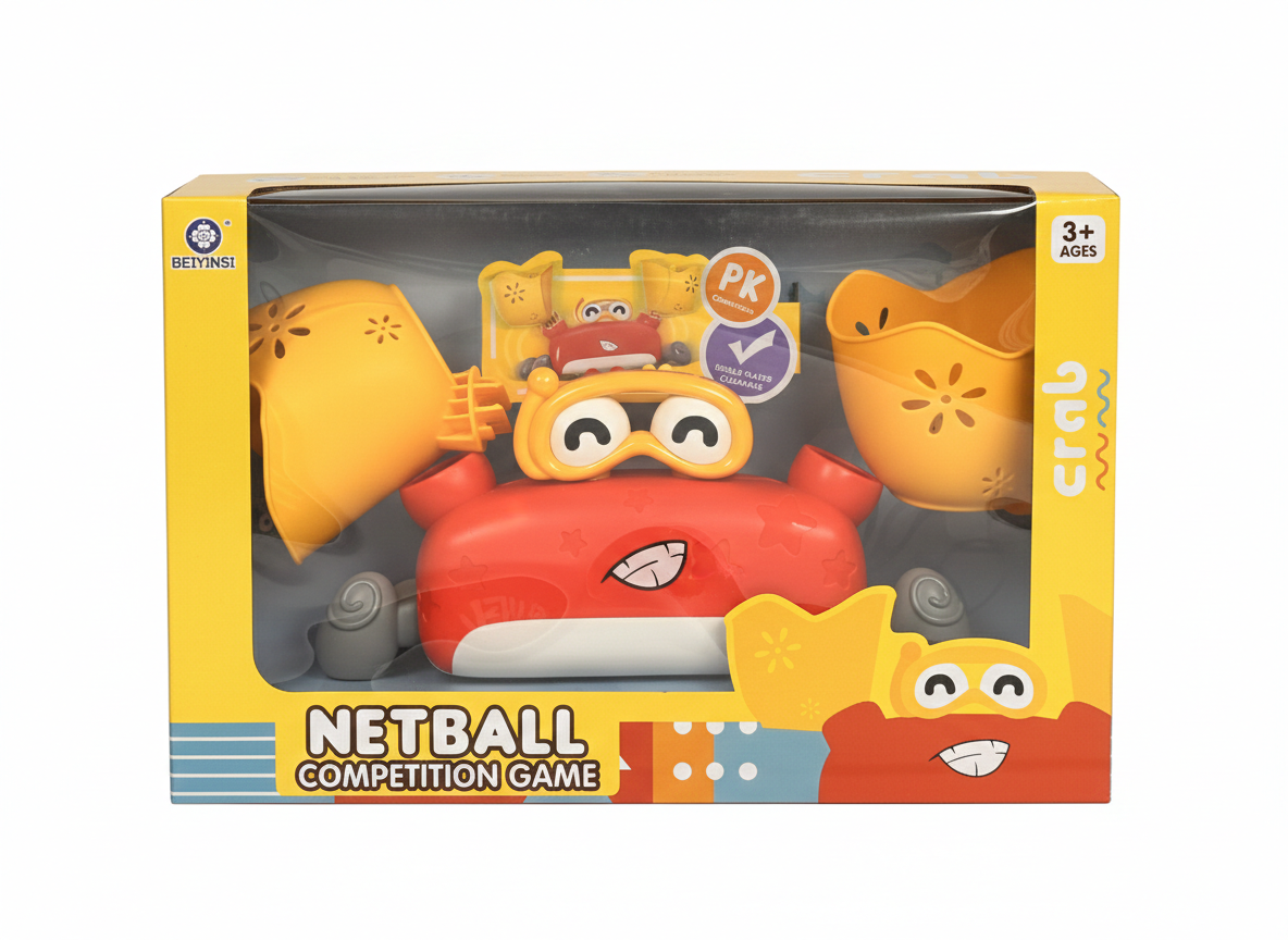 Netball Competition Game Crab Toy – Fun Interactive Catching Game for Kids (3+ Ages)