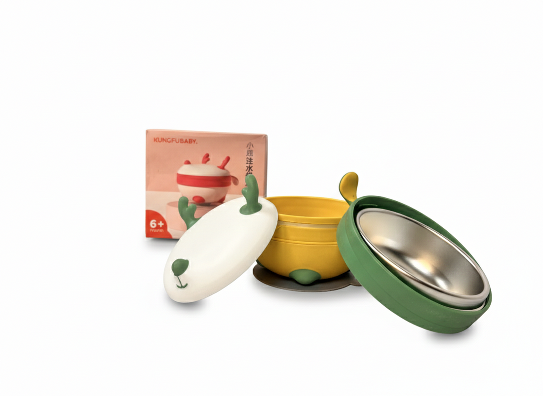 Baby Suction Bowl with Stainless Steel Inner – 6+ Months