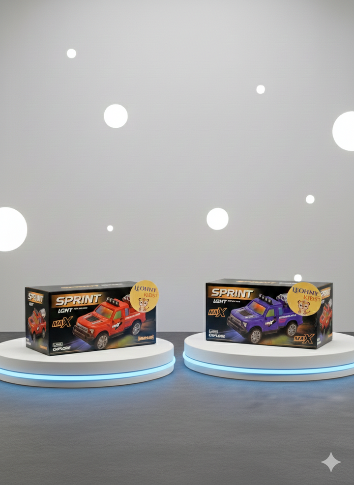 Sprint Light & Music Toy Car – MAX Model (Assorted Colors)