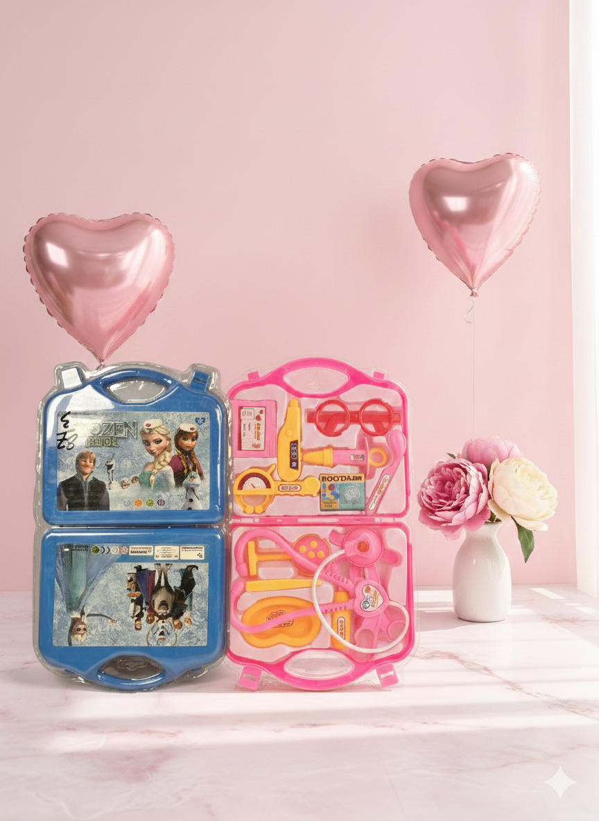 Kids Doctor Play Set in Carry Case – Pretend Medical Kit Toy for Girls