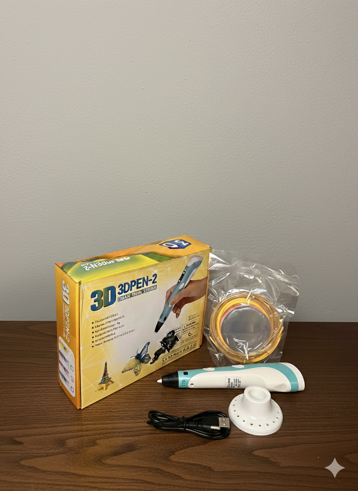 3D Pen-2 Drawing Pen Set – Creative 3D Printing Pen with Filament Refills