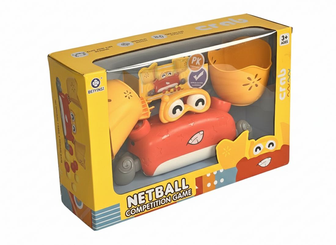 Netball Competition Game Crab Toy – Fun Interactive Catching Game for Kids (3+ Ages)