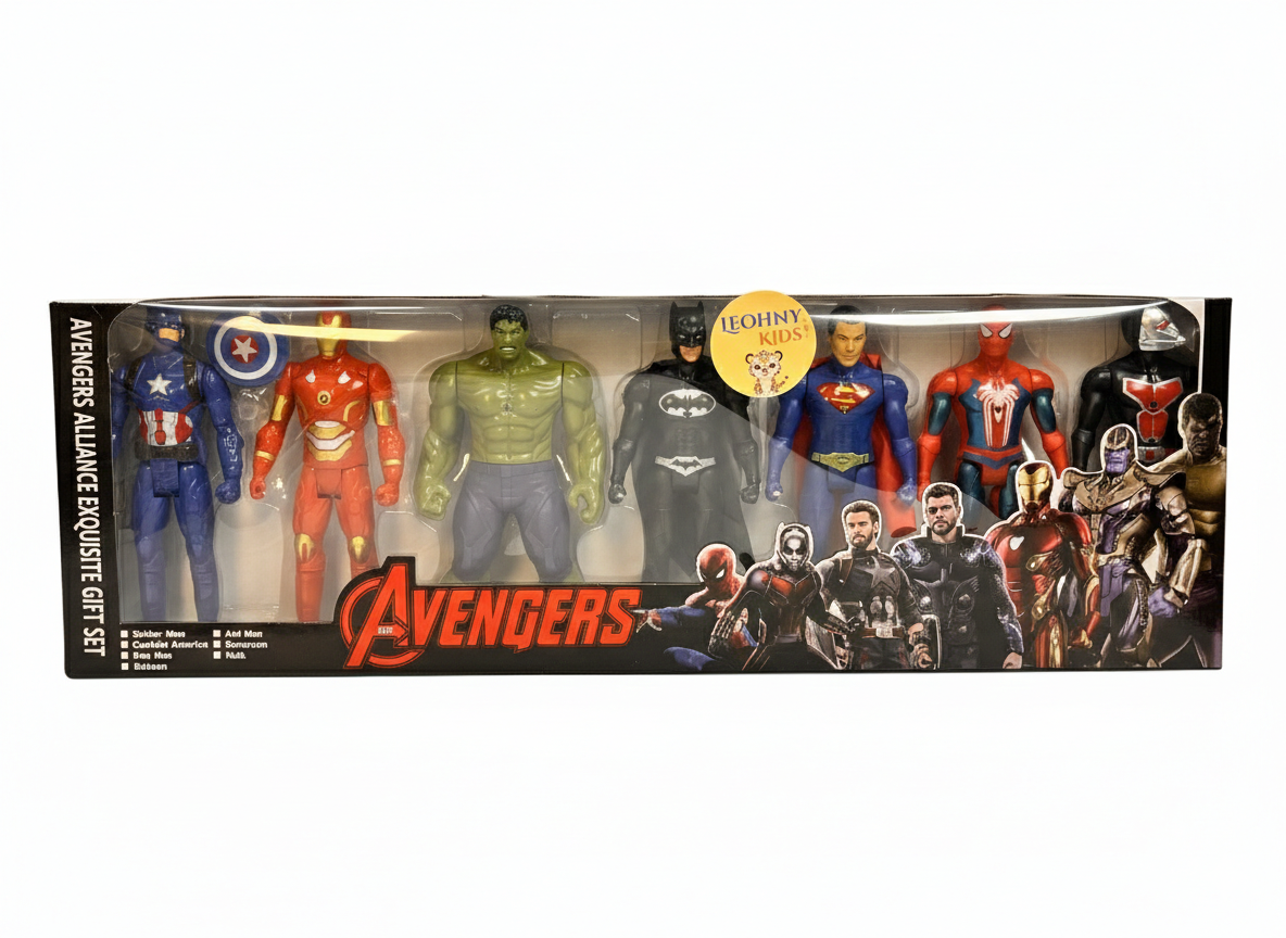 Avengers Alliance Action Figures Gift Set – 6 Superhero Toys for Kids