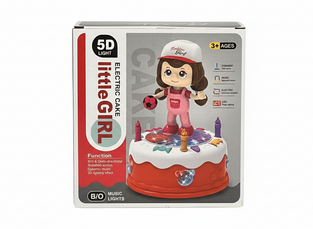 Electric Cake Toy with Music & 5D Lights – Little Boy / Little Girl (3+ Years)