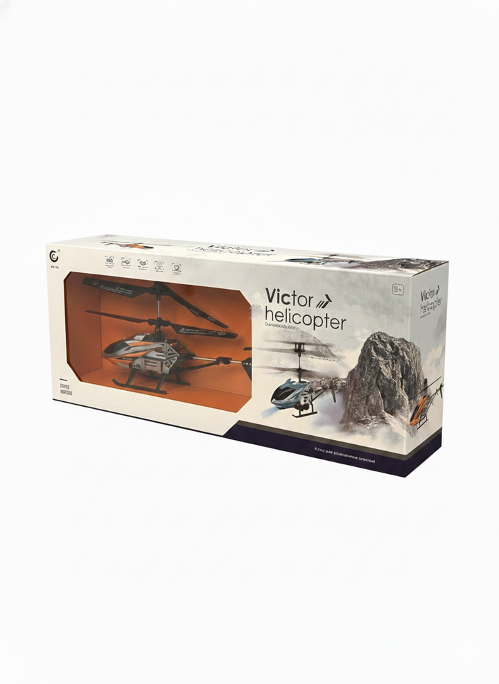 Victor Alloy RC Helicopter – Remote Control Flying Helicopter for Kids