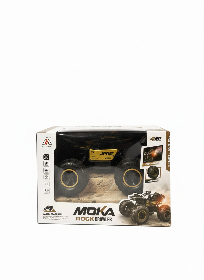 MOKA Rock Crawler RC Car – 4WD Alloy Off-Road Remote Control Monster Truck