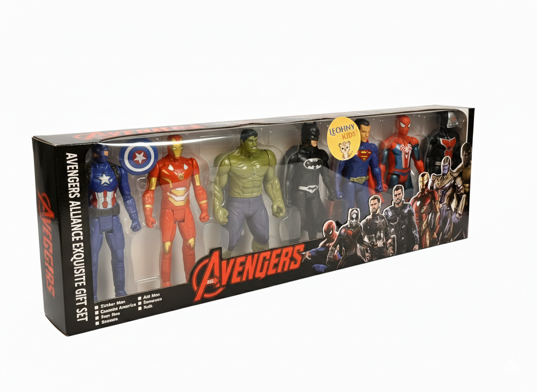 Avengers Alliance Action Figures Gift Set – 6 Superhero Toys for Kids