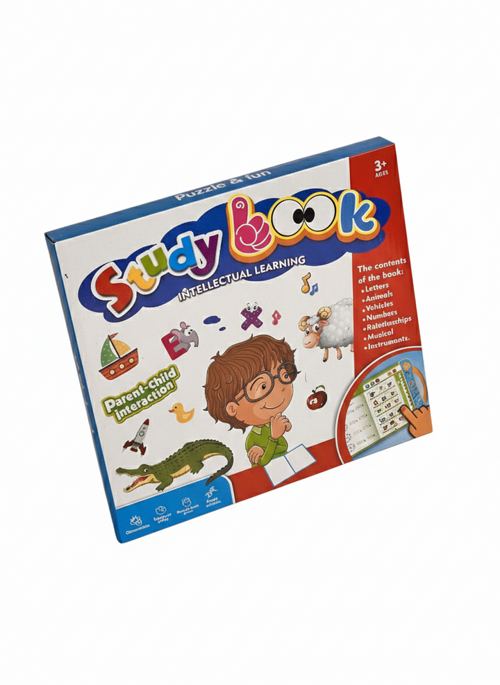 Study Look Intellectual Learning Book for Kids 3+ – Interactive Educational Sound Book