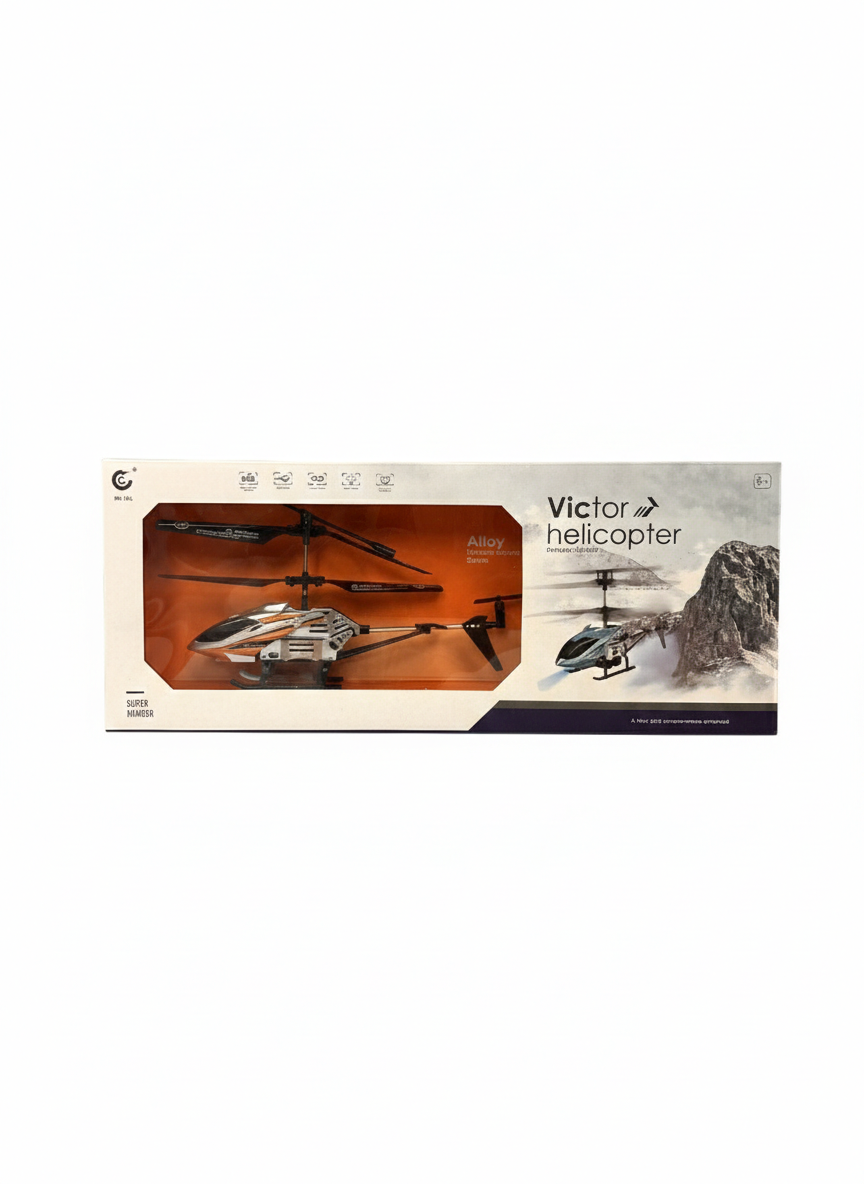 Victor Alloy RC Helicopter – Remote Control Flying Helicopter for Kids