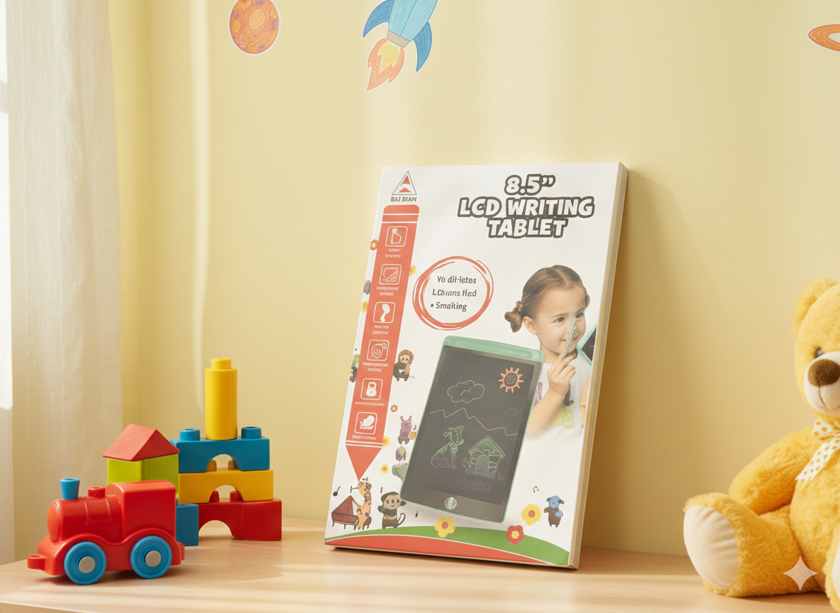 8.5 Inch LCD Writing Tablet for Kids – Digital Drawing & Memo Pad