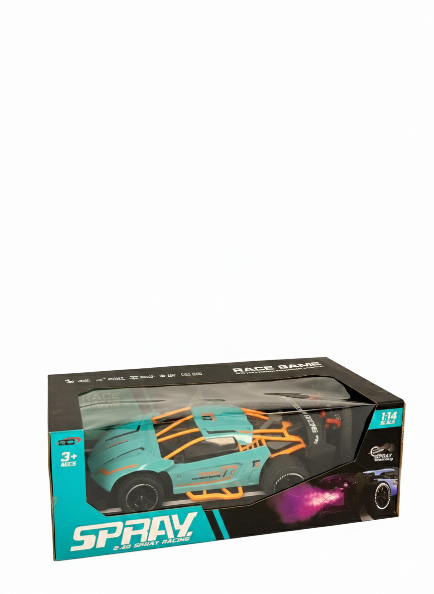 Spray Racing RC Car 1:14 Scale – Remote Control Drift Car with Spray Effect