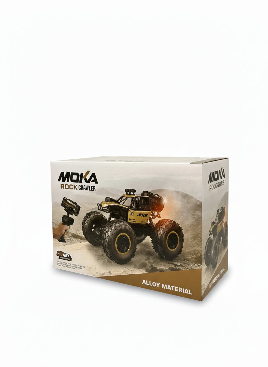 MOKA Rock Crawler RC Car – 4WD Alloy Off-Road Remote Control Monster Truck