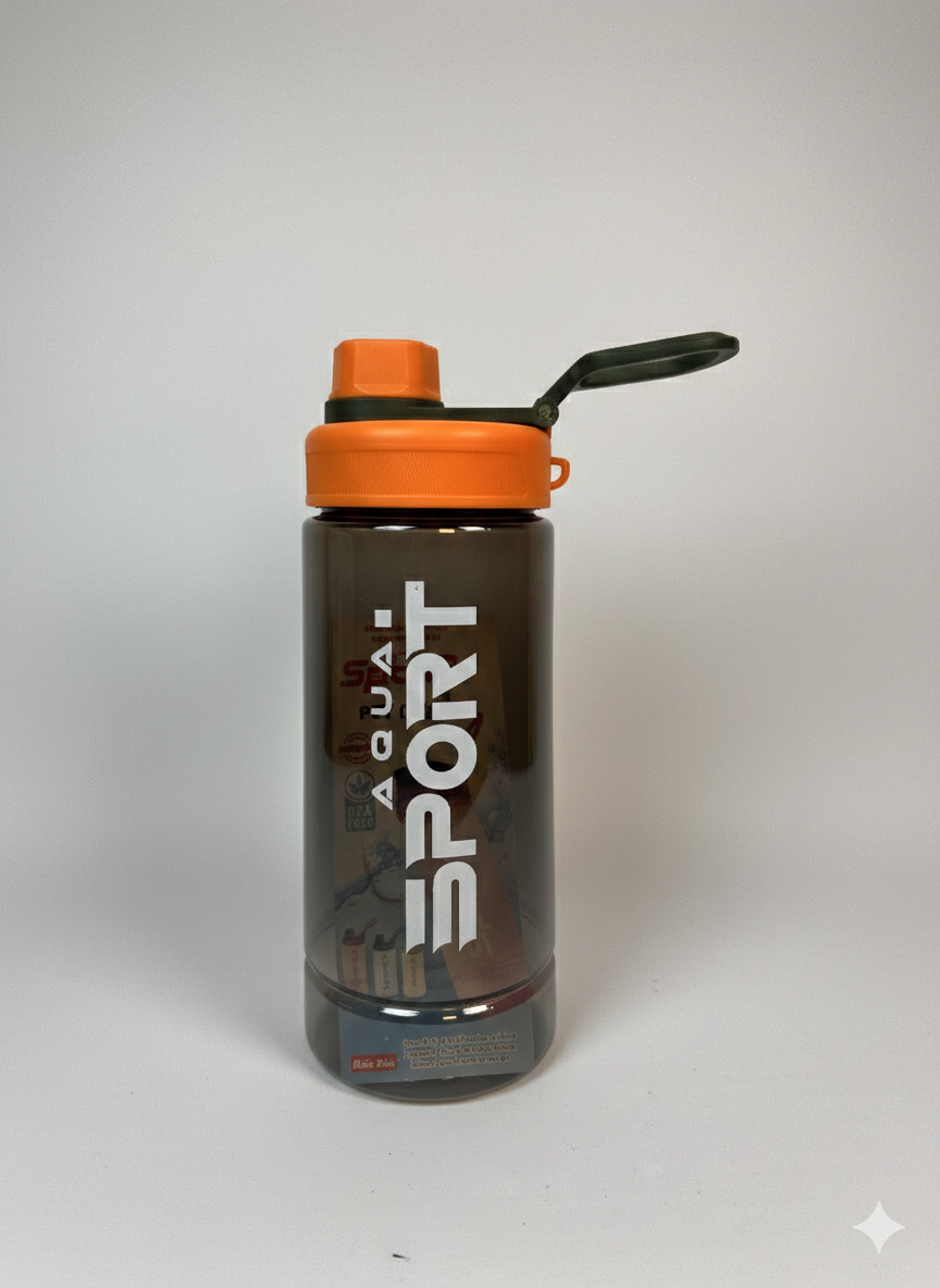 Aqua Sport Premium Water Bottle – Leakproof Flip Lid with Carry Handle