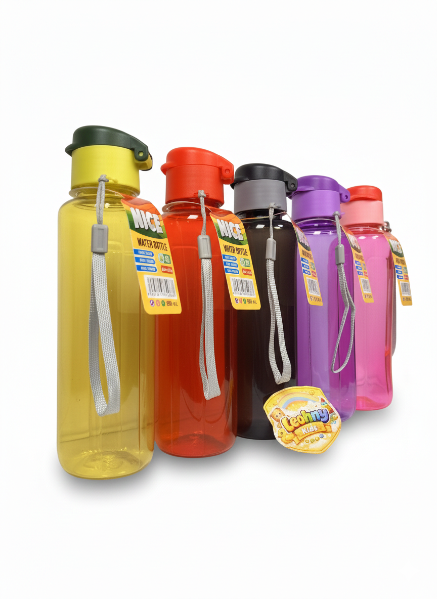 NICE Water Bottle – 500ml Leakproof Flip Cap Bottle with Strap