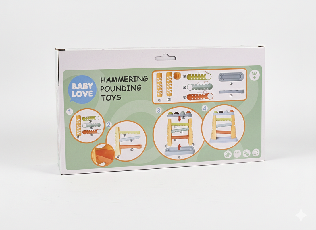 Baby Love Hammering Pounding Toy – Early Learning Activity Set (3M+)