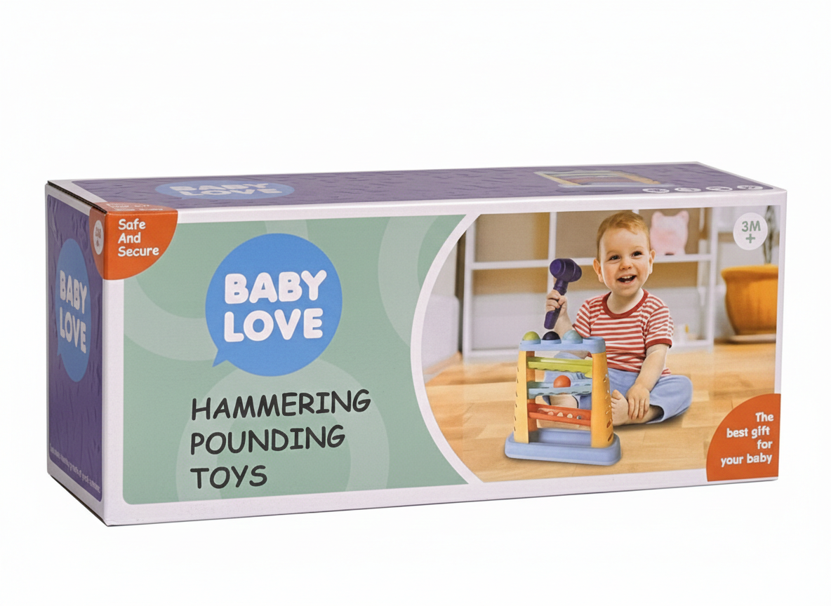 Baby Love Hammering Pounding Toy – Early Learning Activity Set (3M+)