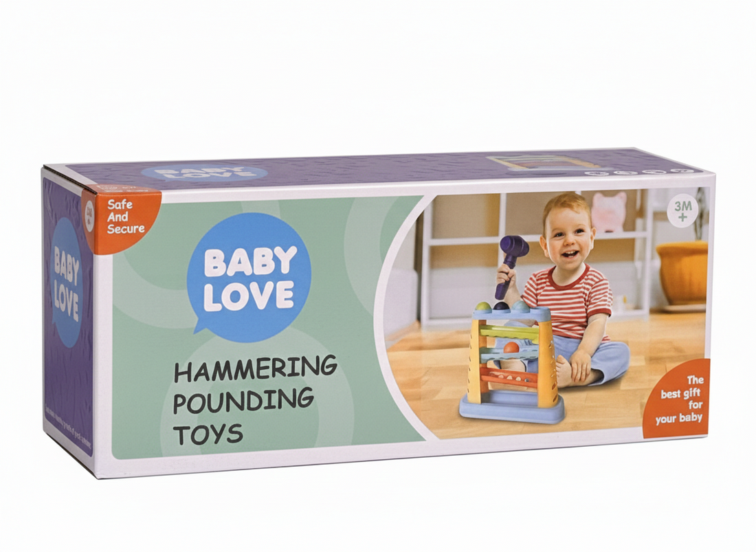 Baby Love Hammering Pounding Toy – Early Learning Activity Set (3M+)