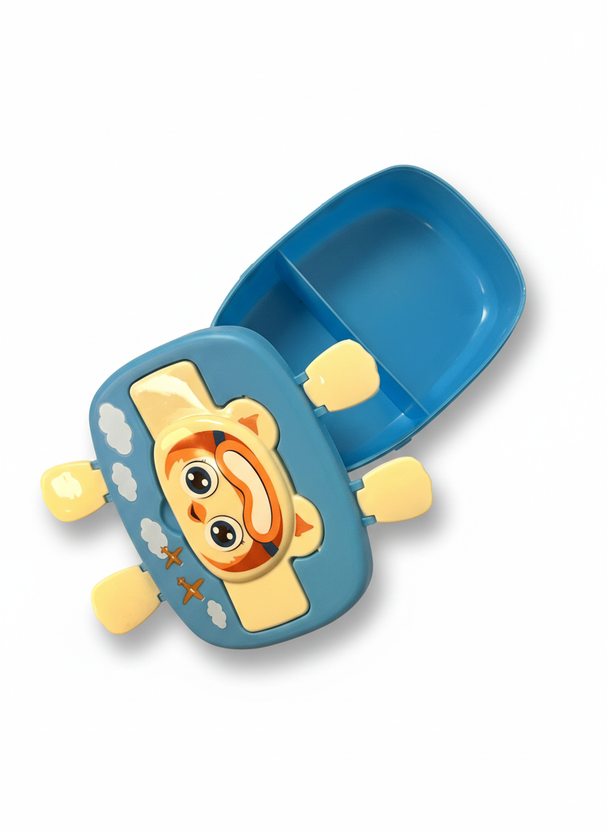 Kids Cartoon Owl Space Lunch Box