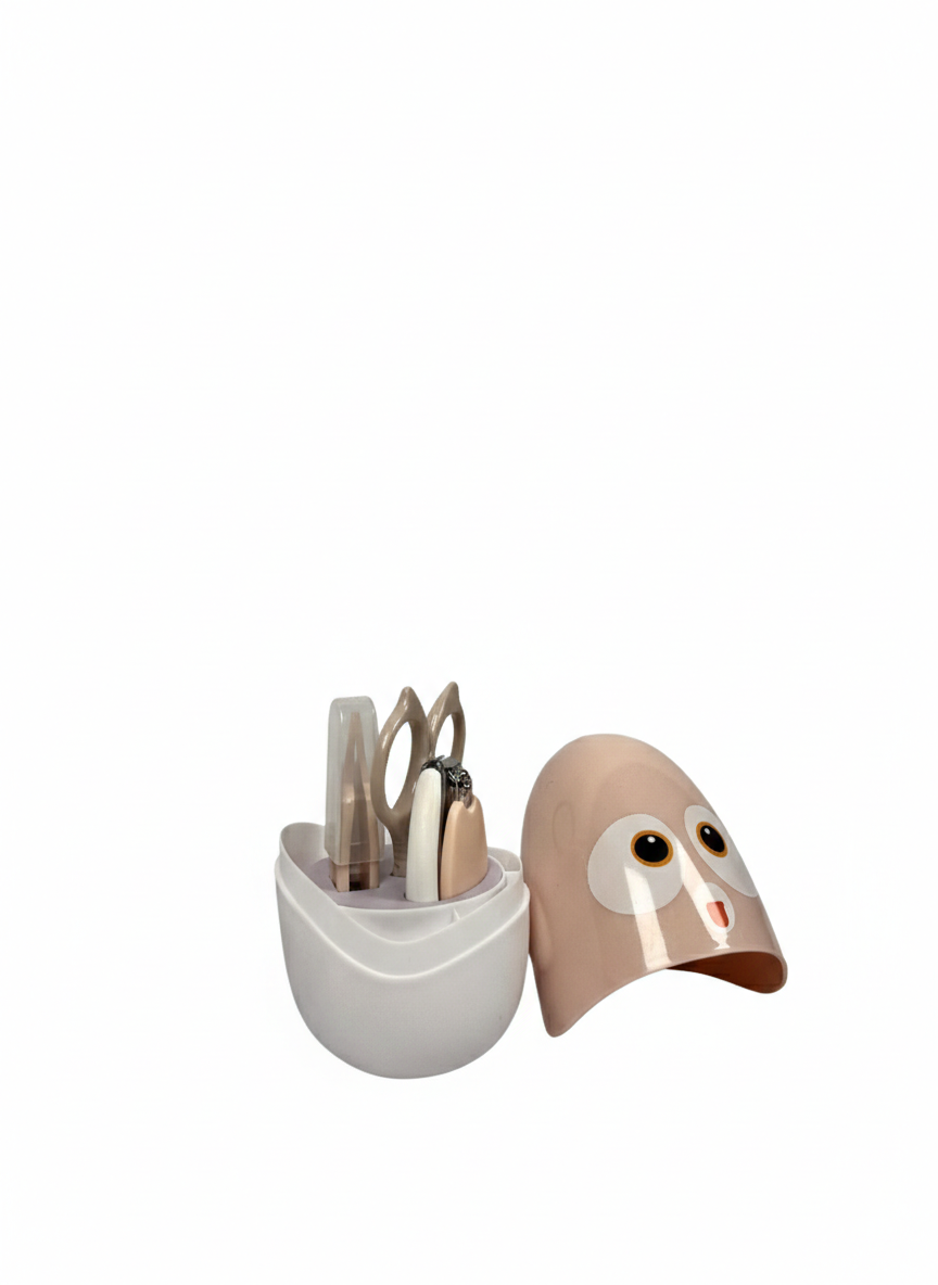 Kiddo Cartoon Nail Care Set – Baby Grooming Kit with Storage Case