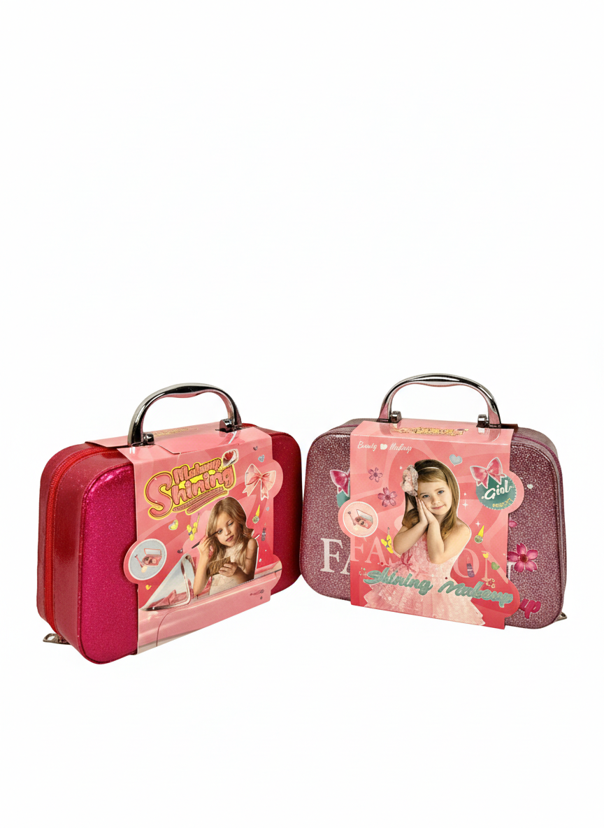 Shining Makeup Kit for Girls – Fashion Beauty Play Set with Carry Case