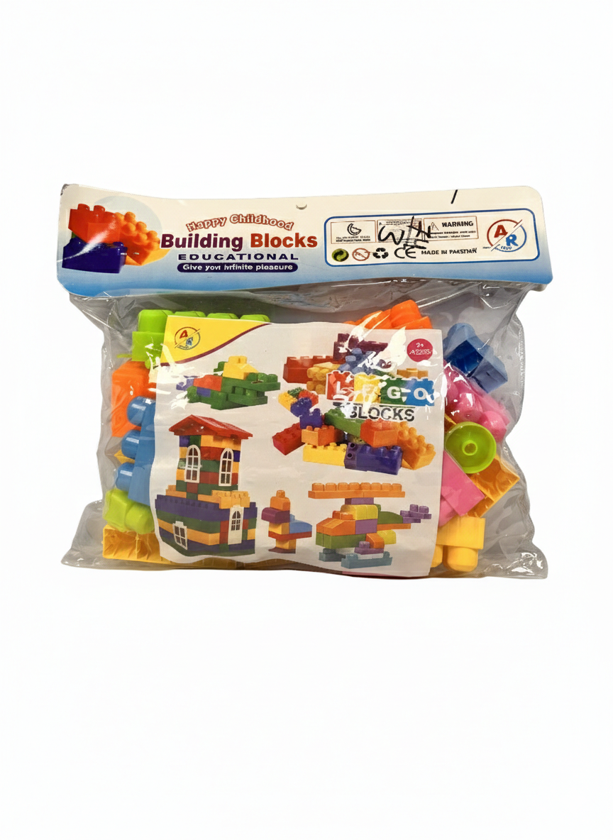Happy Childhood Educational Building Blocks Set – Kids Creative Construction Toy (3+ Years)