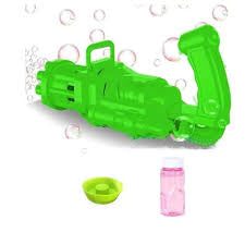 Automatic Bubble Gun Toy with Bubble Solution Bottle – Kids Bubble Blaster (3+ Years)