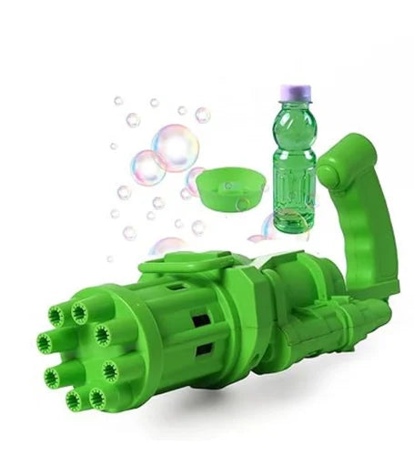 Automatic Bubble Gun Toy with Bubble Solution Bottle – Kids Bubble Blaster (3+ Years)