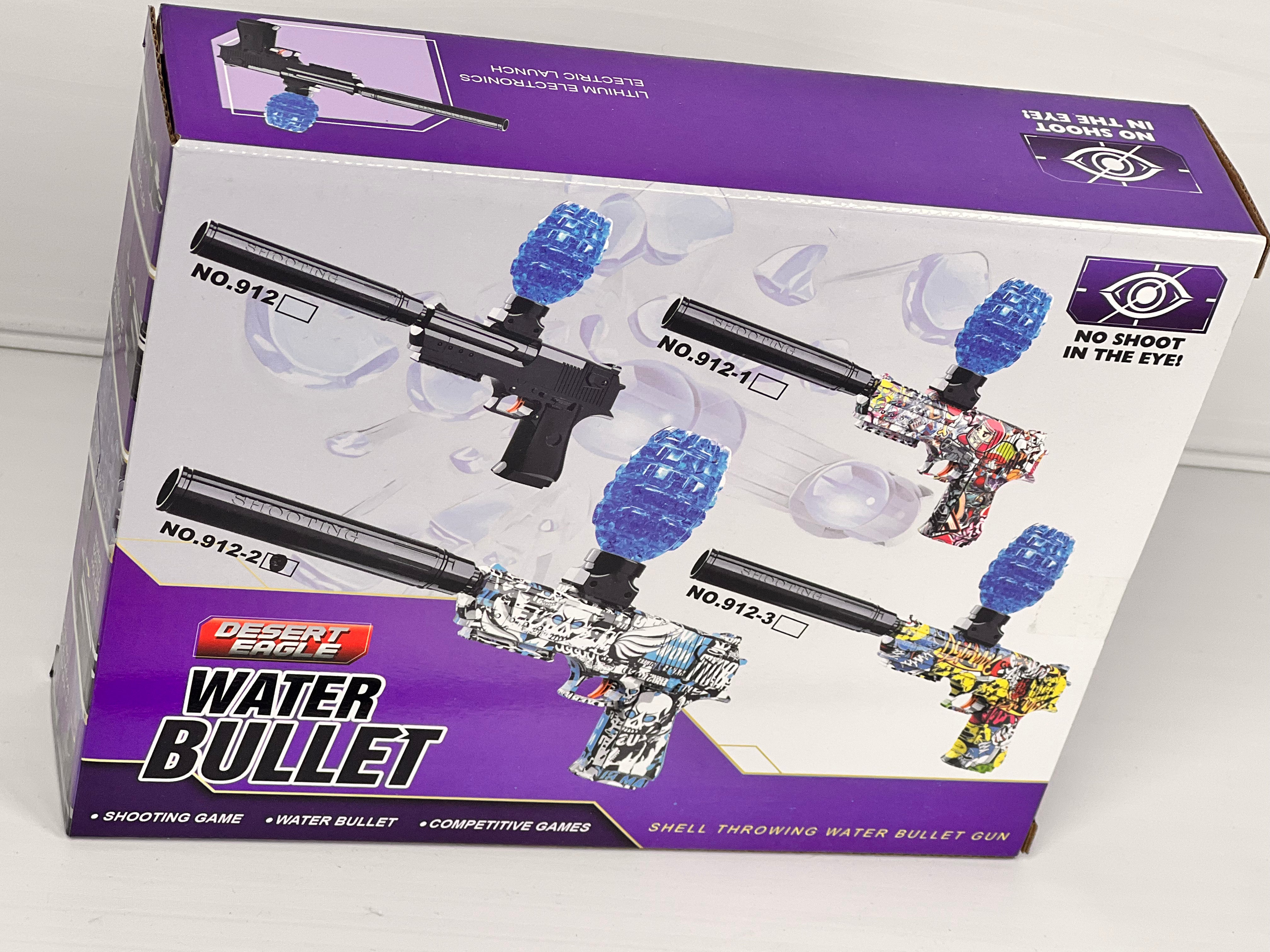 Desert Eagle Water Bullet Gun – Electric Shell Throwing Blaster