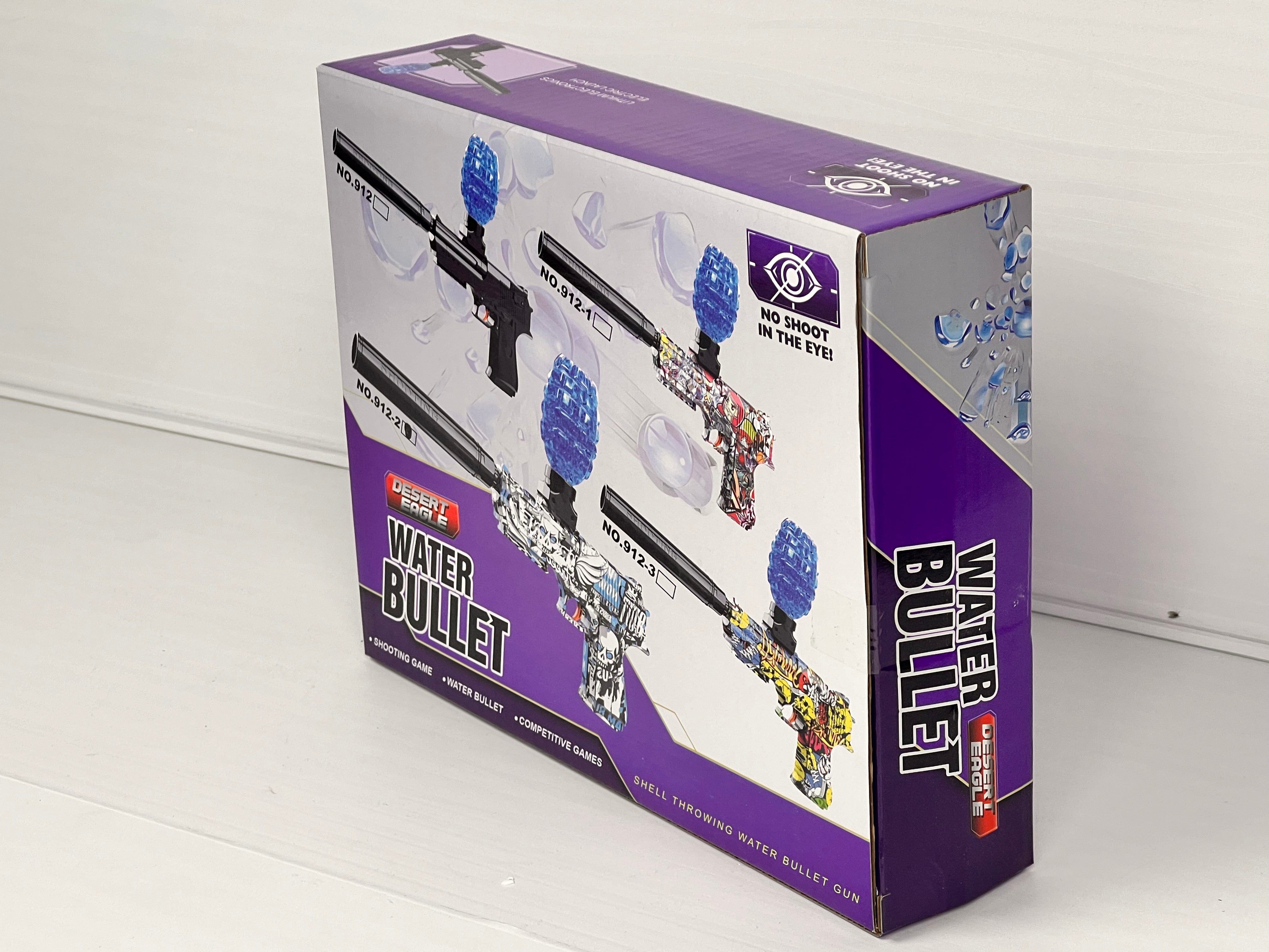 Desert Eagle Water Bullet Gun – Electric Shell Throwing Blaster