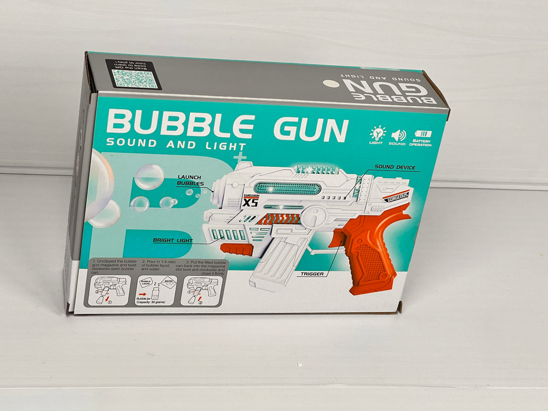 X5 Emission Bubble Gun – Interactive Sound and Light Blaster