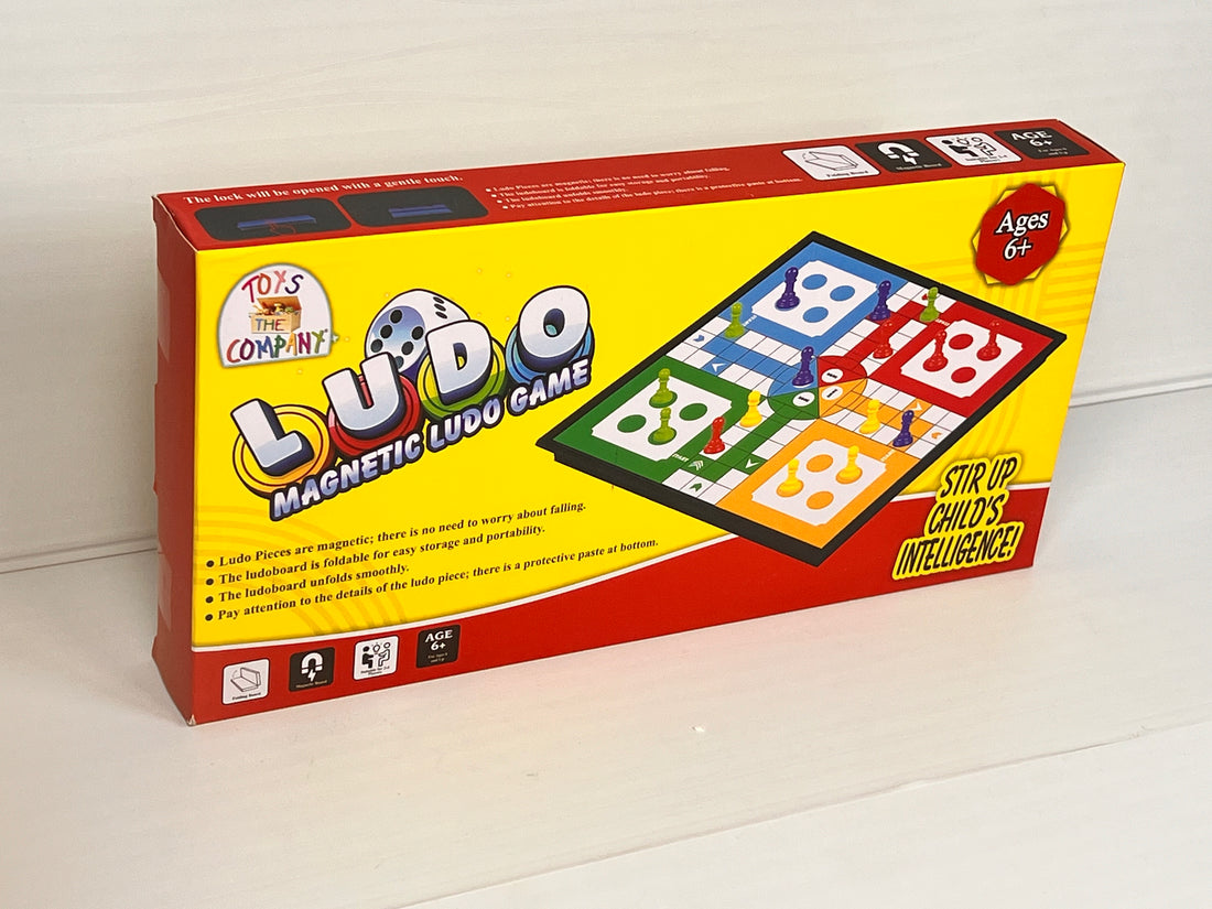 Magnetic Ludo Game – Foldable Travel Board Set for Kids & Family