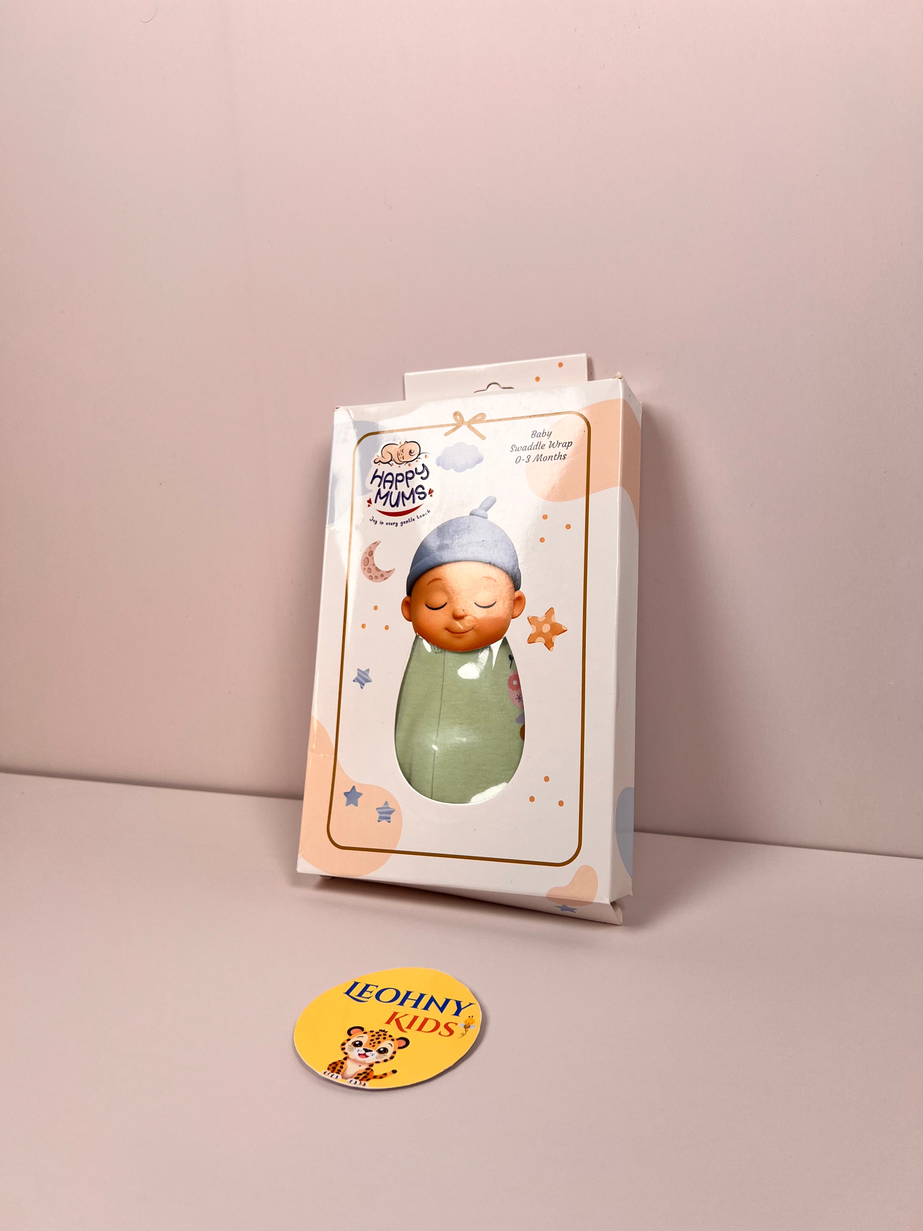 Newborn Swaddle Wrap – Soft Breathable Baby Swaddle (0–3 Months)