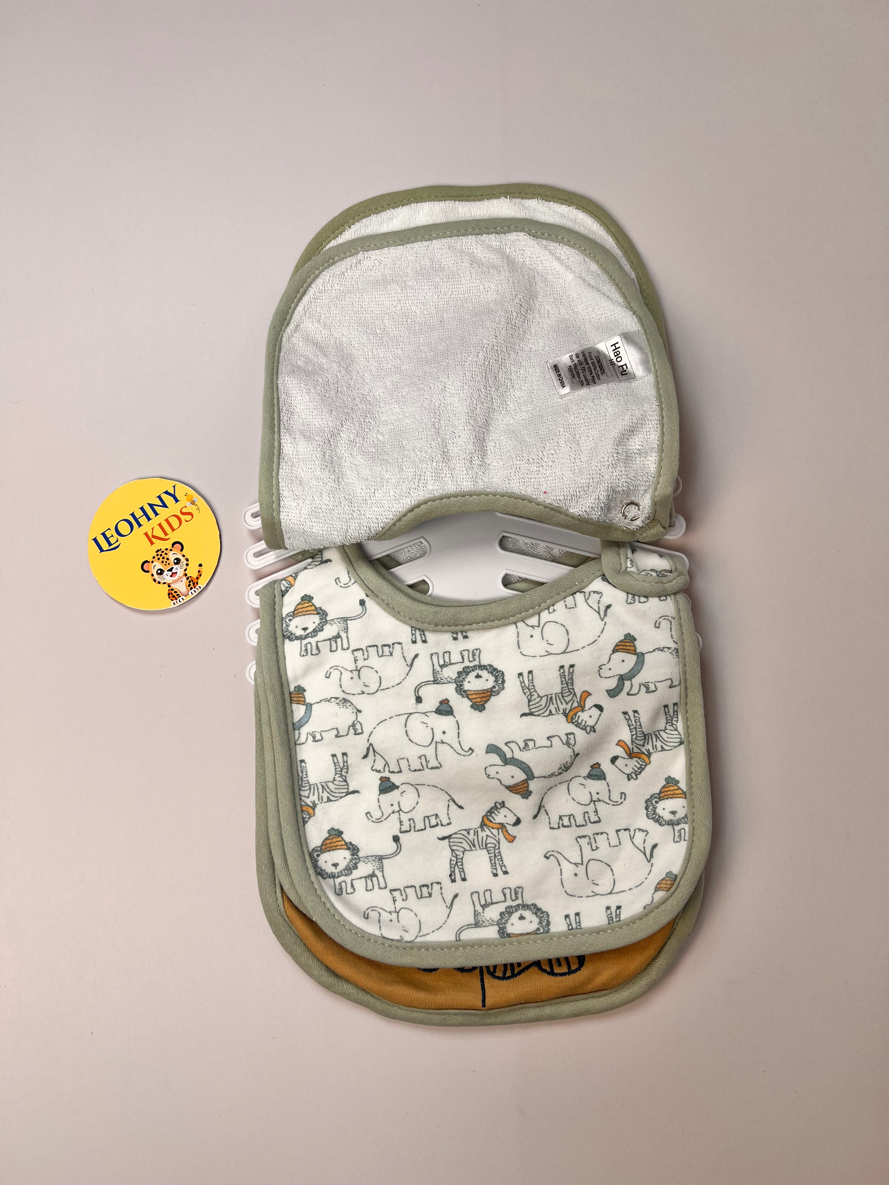 Baby 5-Piece Premium Waterproof Bib Collection