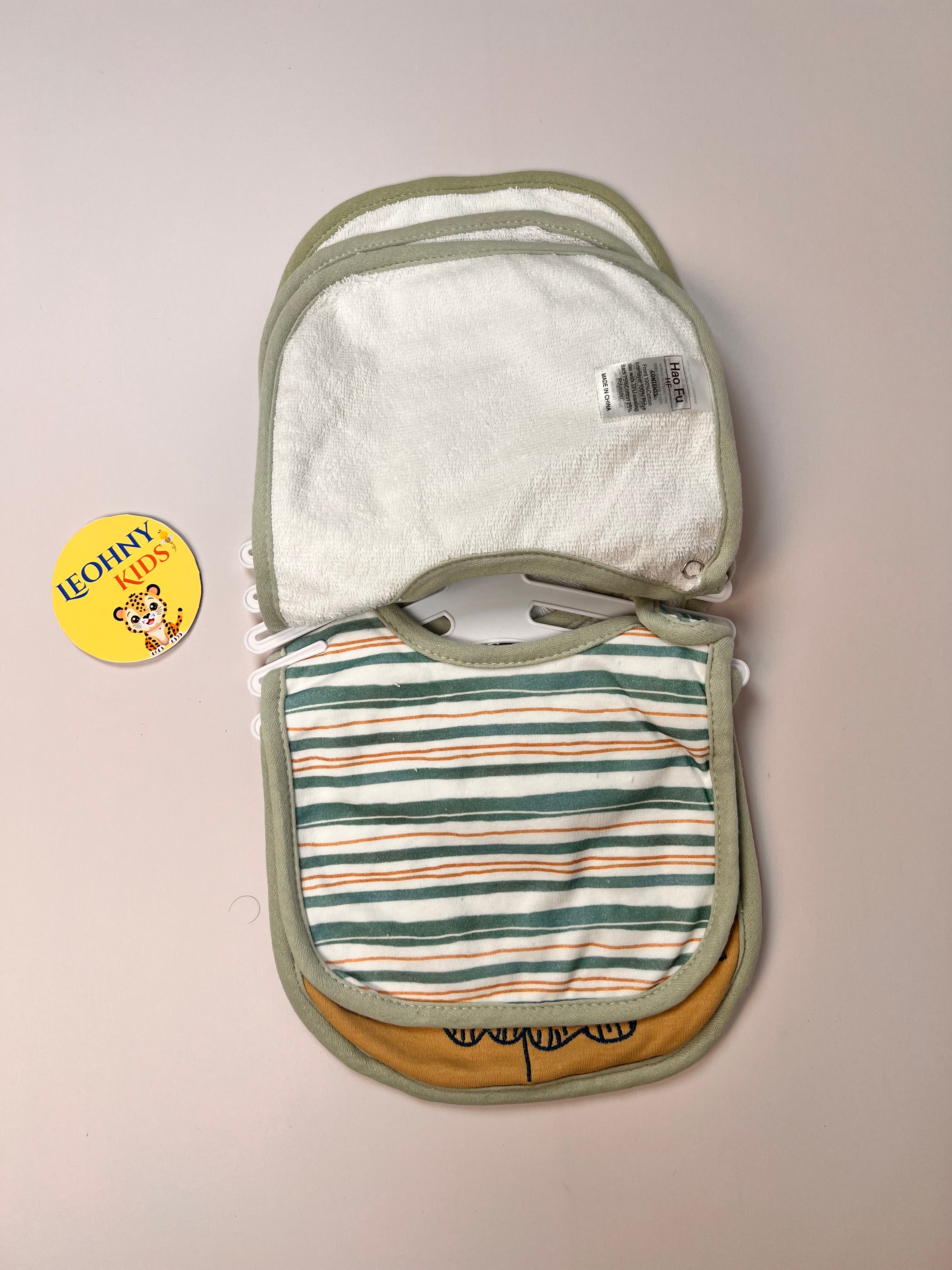 Baby 5-Piece Premium Waterproof Bib Collection