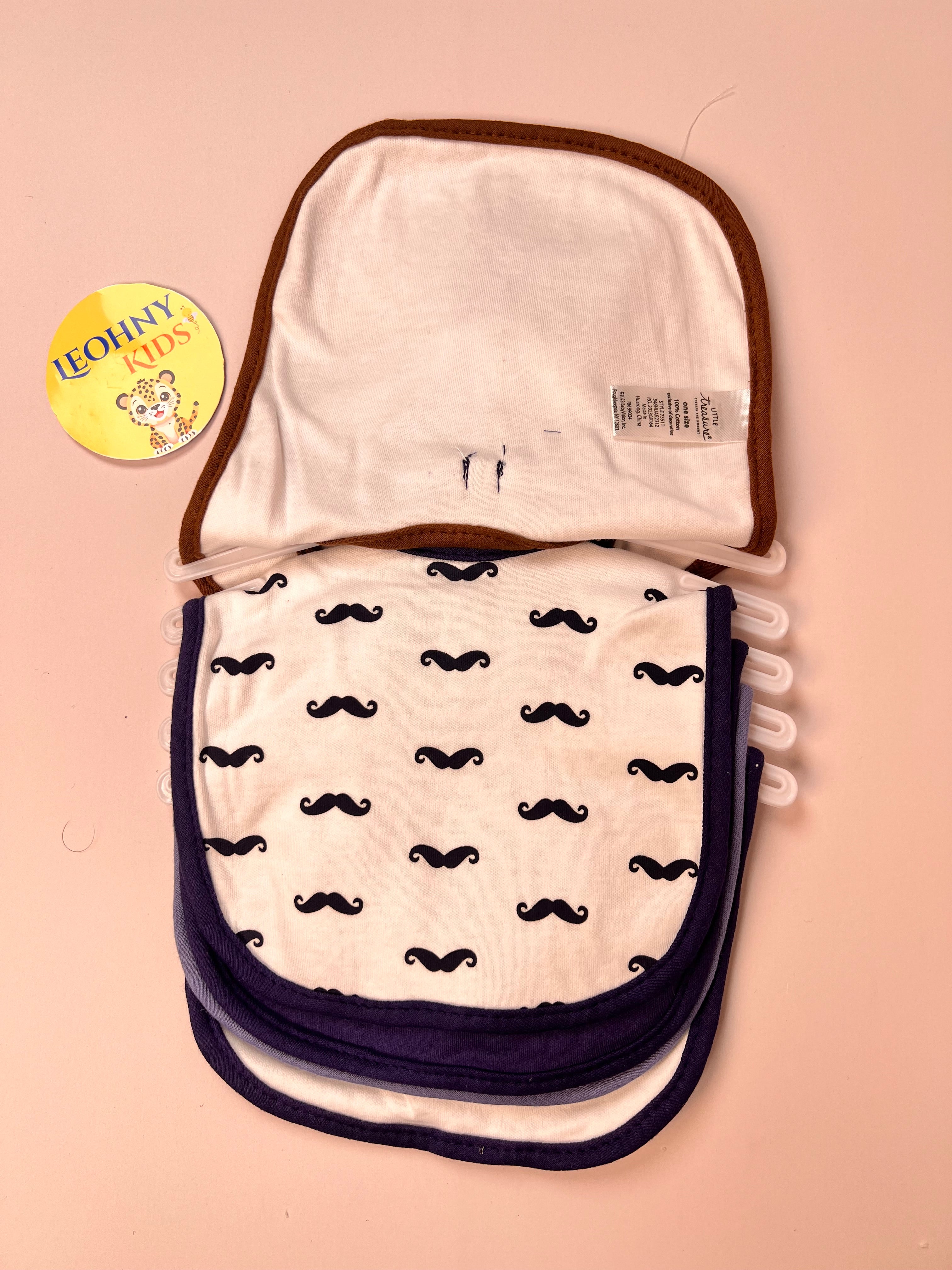 Baby 5-Piece "Little Treasure" Formal Tuxedo & Gentleman Bib Set