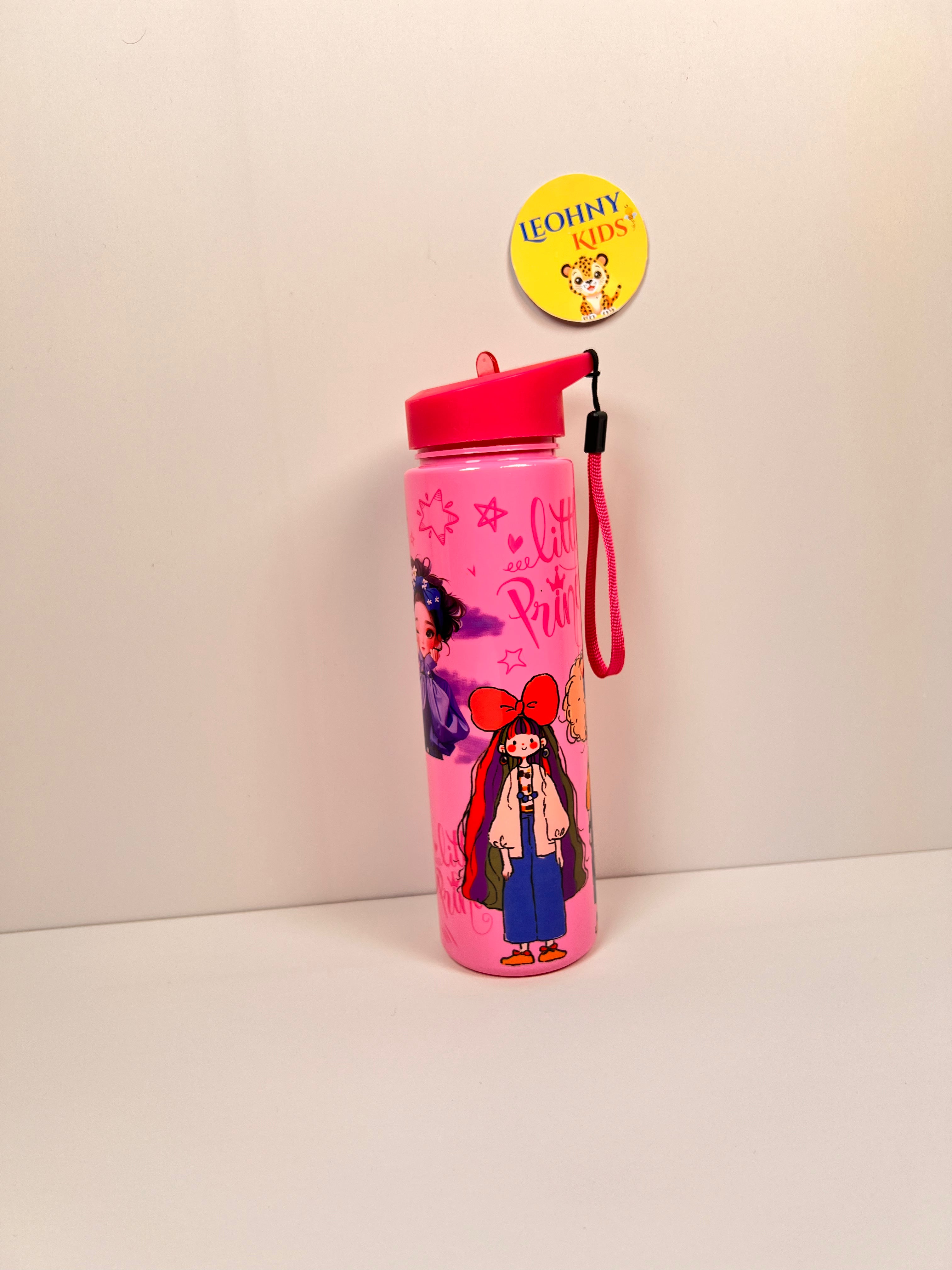 Kids Space Theme Water Bottle – Leakproof Flip Lid with Wrist Strap