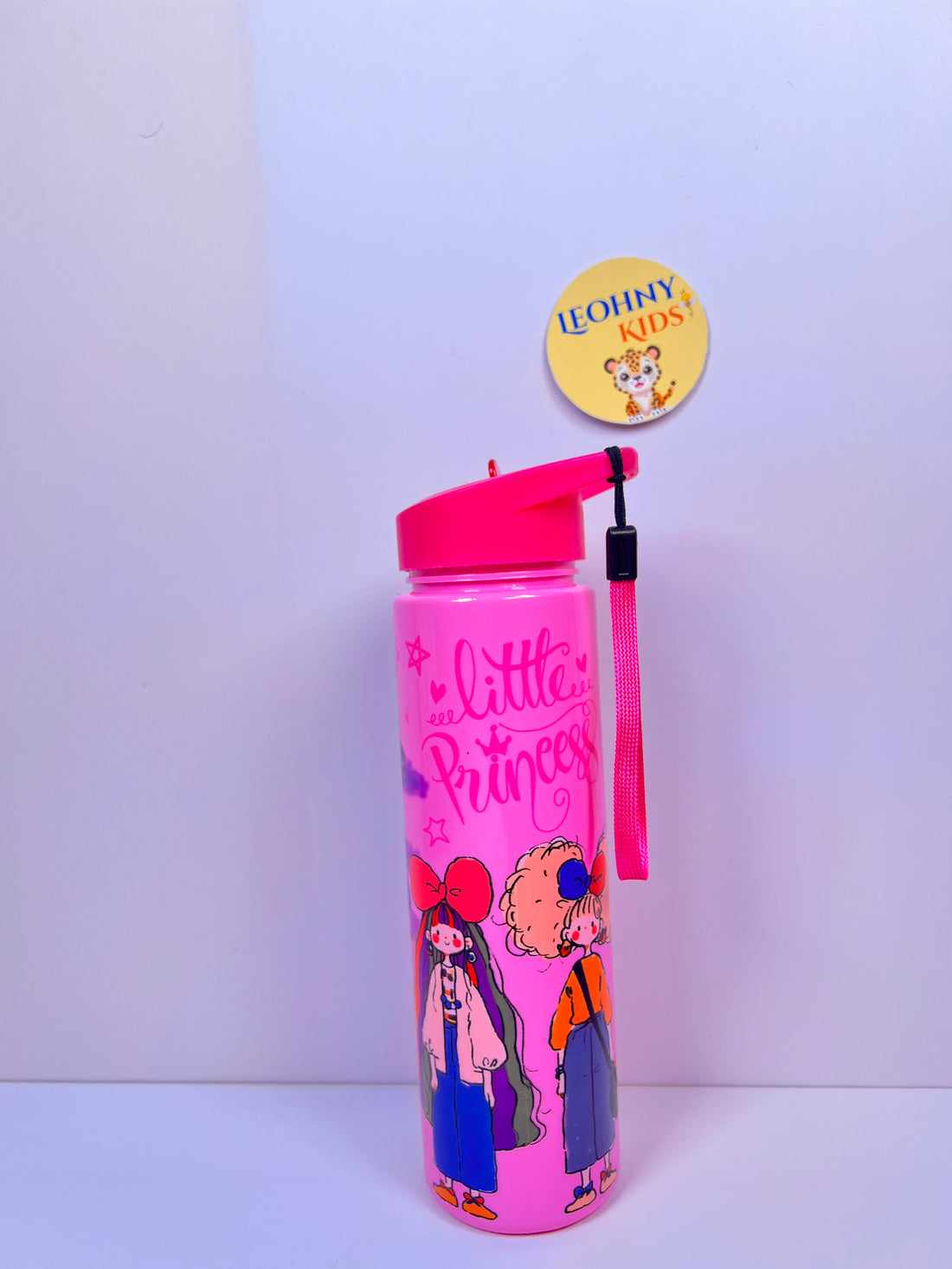 Kids Space Theme Water Bottle – Leakproof Flip Lid with Wrist Strap