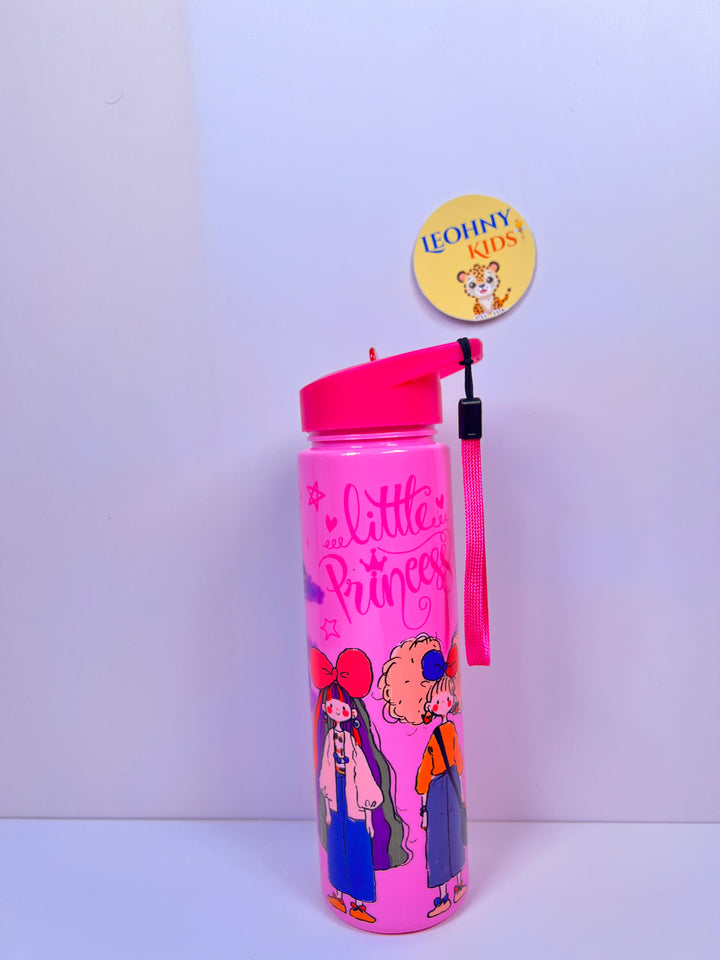 Kids Space Theme Water Bottle – Leakproof Flip Lid with Wrist Strap