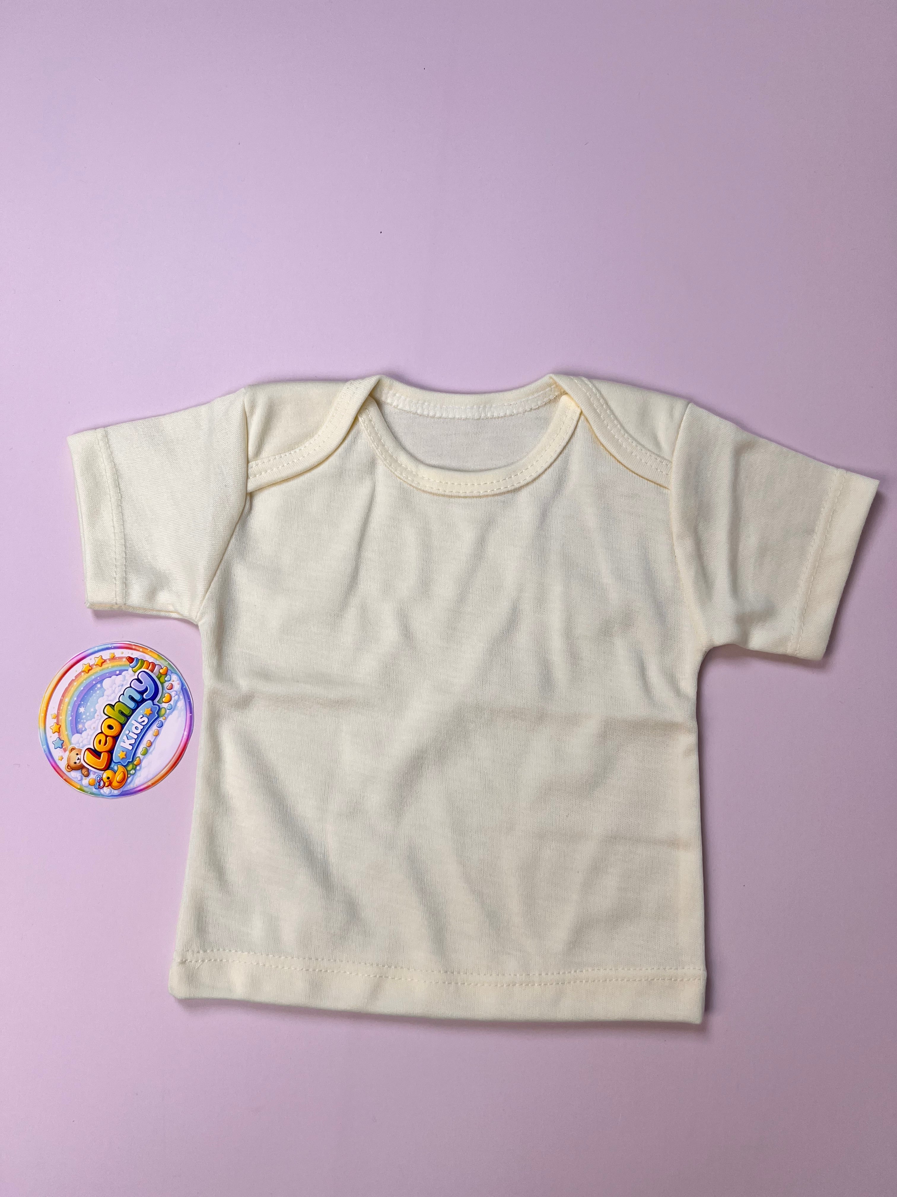 Baby Unisex Essential Soft-Cotton Crew Neck Tee (Short Sleeves)