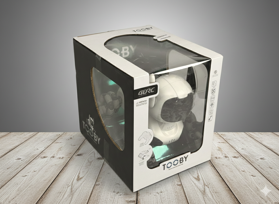 TOOBY Smart RC Robot Dog – Interactive Remote Control Toy with Lights & Music