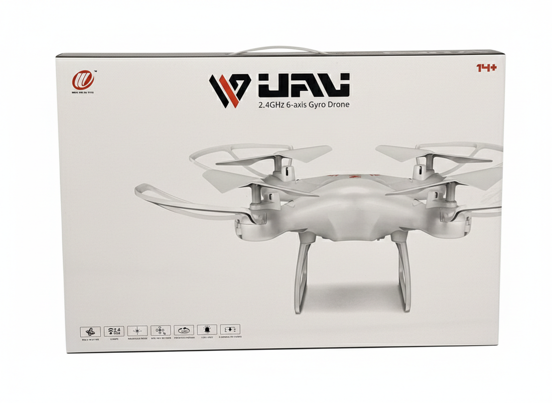 UAV 2.4GHz 6-Axis Gyro Drone – Remote Control Quadcopter (14+ Years)