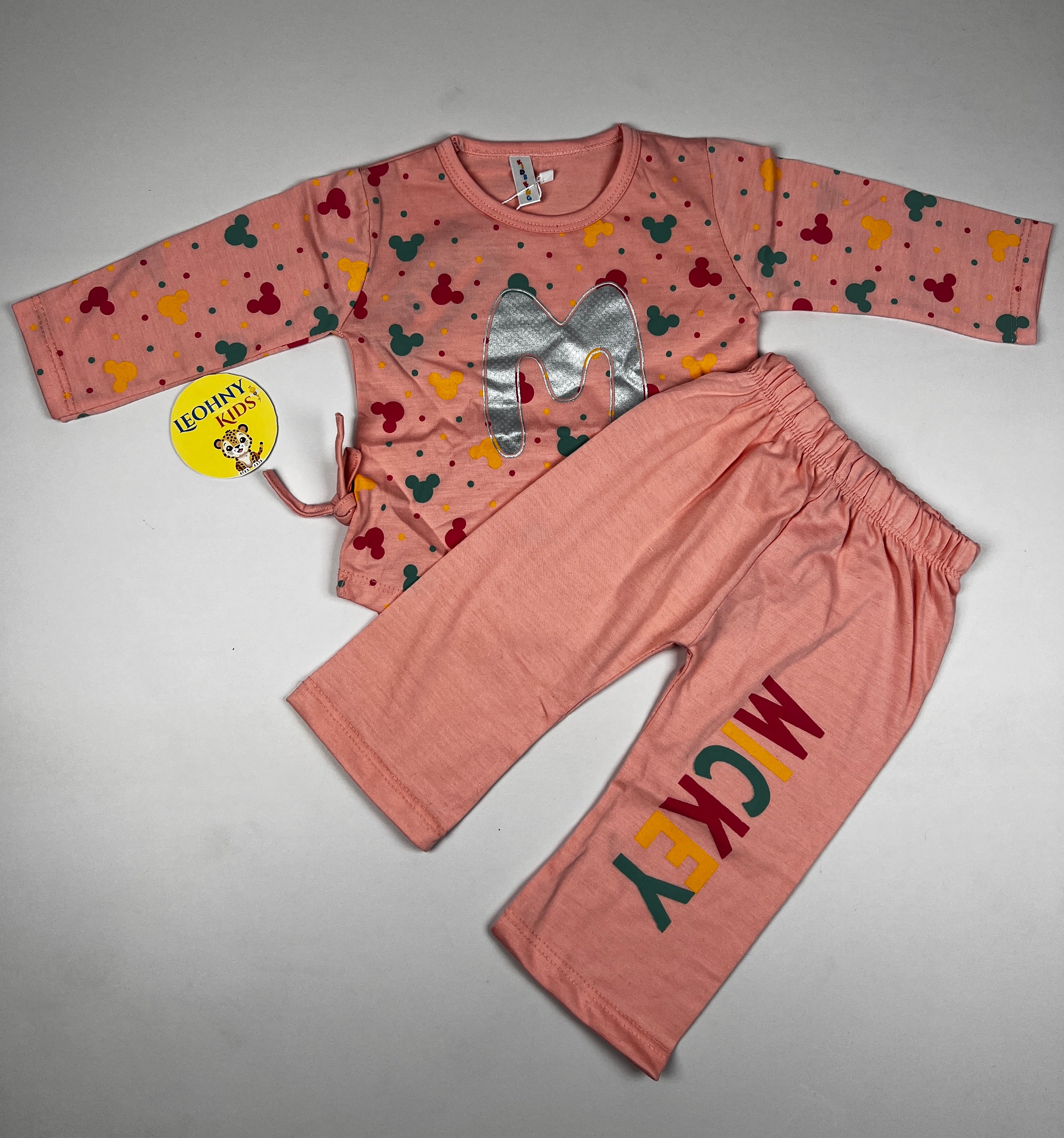 "Mickey Celebration" 2-Piece Vibrant Yellow Set